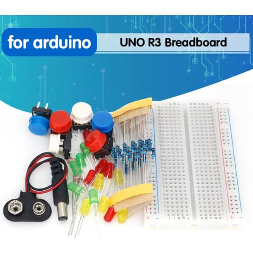 Starter Kit For UNO R3 Mini Breadboard LED Jumper Wire Button for arduino Diy Kit school education lab