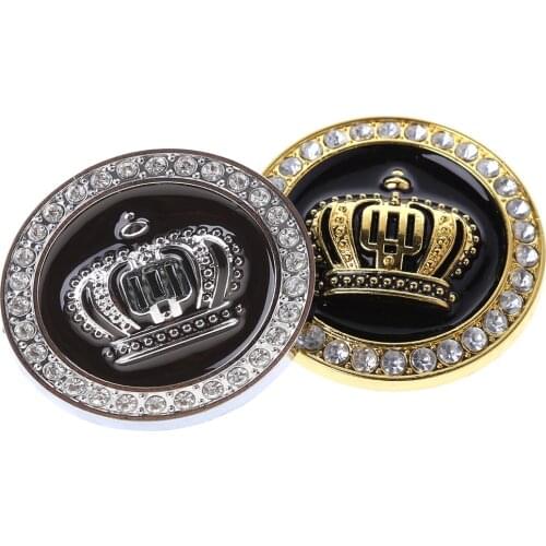 Car-Styling Auto Car 3D Diamond Crown Metal Badge Stickers Decals Personalized Decoration Automobiles Car Sticker