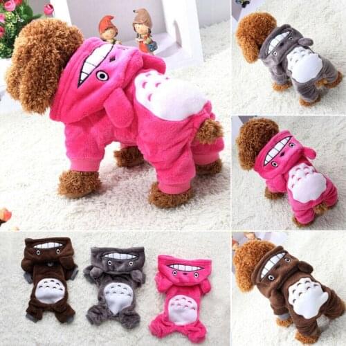 Cute Dog Hoodie Winter Pet Dog Clothes For Dogs Coat Jacket Cotton Bulldog Clothing For Dogs Pets Clothing Pug