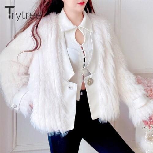 Женские белые куртки Trytree China At AliExpress