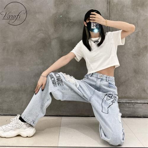 Varofi Womens Ripped Jeans