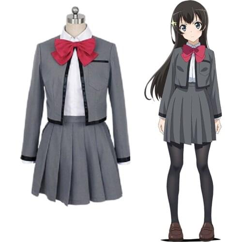 3XL Plus Size Anime Cosplay Costume The Musical Revue Starlight Costume Paradise Shinya Uniform Womens Coat / Shirt / Tie / Ski