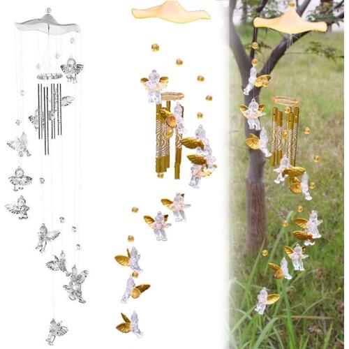 Angel Large Wind Chimes Bells Ornament Windbell Gift Yard Garden Home Decoration Accessories Girl Room Decor