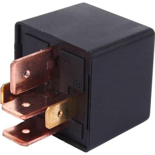 Waterproof Automotive Relay DC 12V 80A AMP Split Charge 5 Pin Car Vehicle Relay With Black Red Copper Terminal Auto Relay Socket