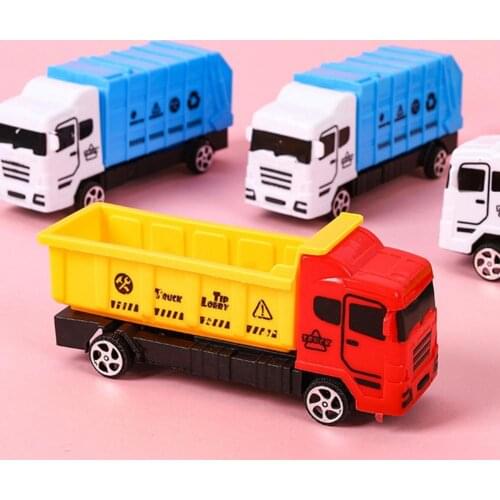 City Garbage Classification Truck Pull Back Car Educational Toy Gift for Kids