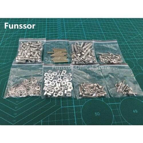 K800 screw nut BOM washer Metric Hardware Kit Nuts Washers Bolts For DIY Delta Kossel k800 3D printer
