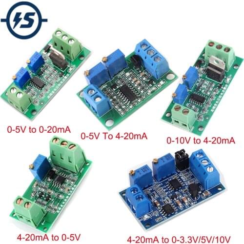 Current Voltage Converter Signal Conversion Module Analog Output Board 2.5V/5V/3.3V/10V 0-20mA 4-20mA
