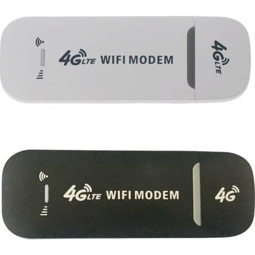 Unlocked 4G Wifi Router Dongle Mobile Wireless LTE USB Modem Nano SIM Card Slot Pocket Hotspot Broadband SIM Card Modem