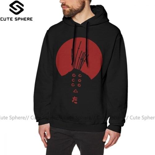 Akira Hoodie Seven Samurai Hoodies Autumn Fashion Pullover Hoodie Long Length Cotton Grey Streetwear XXX Mens Hoodies