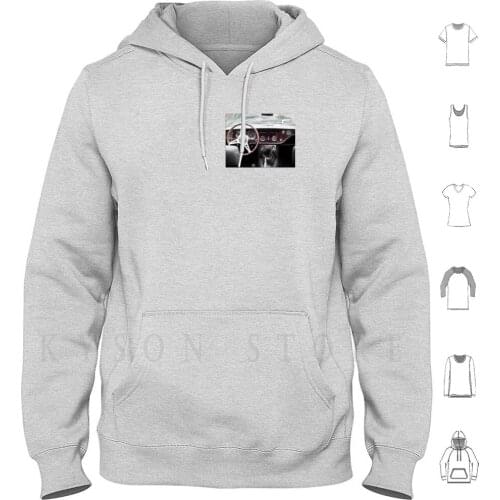 Spitfire Hoodie Long Sleeve Spitfire Steering Wheel Fitting Dashboard Car Classic Oldtimer Classical Automobile
