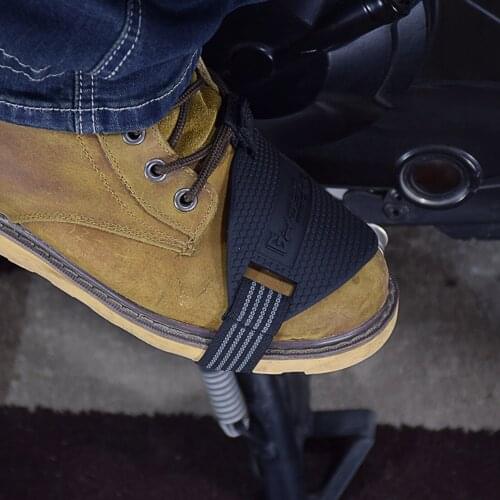 Universal Adjustable Shoe Cover Gear Shift Pad Motorcycle Shift Gear Lever Pedal Rubber Cover Shoe Protector Foot Peg Toe Gel