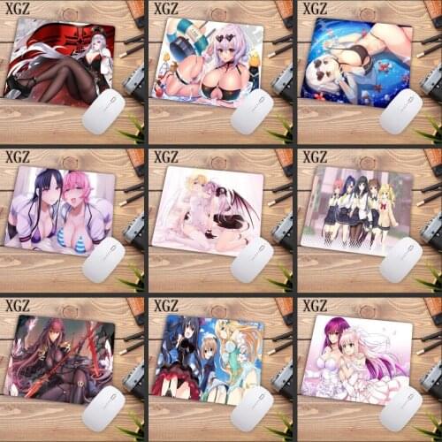 XGZ Sexy Girls Big Breast Anime Mouse Pad Best Gaming Mousepad Gamer Hot Sales Personalized Mouse Pads Keyboard Pc Pad 22X18CM