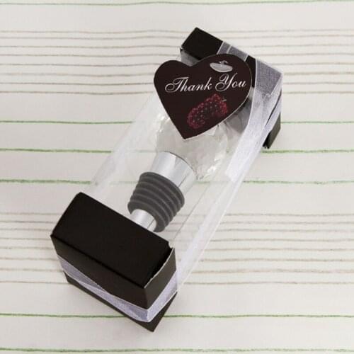 100pcs/lot Newest Crystal ball Red Wine stopper Vineyard Collection Wine Stoppers For Party Wedding Gift favor