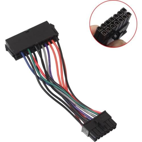 15cm Length Durable 24 Pin To 14 Pin PSU Main Power Supply ATX Adapter Cable For Lenovo IBM Computer Cable Support Dropshipping