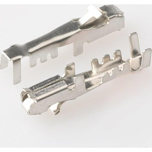 20pcs Automotive connector tinned plug spring DJ624-T1.5A connector wiring copper terminal