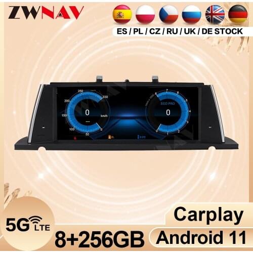 256G Android 11 Screen For BMW 5 Series F07 GT 2011 2012 2013 2014 2013 2014 2015 2016 2017 Audio Radio Receiver GPS Video Unit