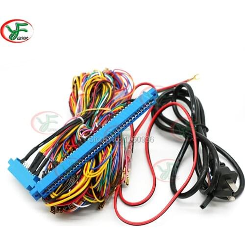 36PIN+10PIN Harness Wires Slot arcade cabinet video game board wiring 6x 7x 15 in 1 Multi-games Casino boards wires
