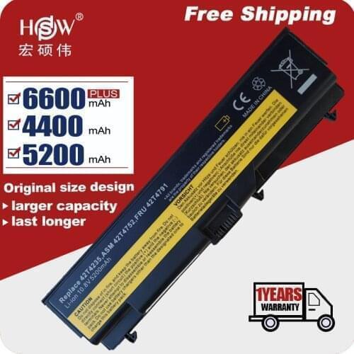 6Cells Battery For Lenovo ThinkPad Edge E40 E50 L410 L412 L420 L421 L510 L512 L520 SL410 SL510 T410 T420 T510 T520 W510
