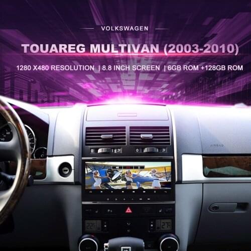 Car DVD for Volkswagen Touareg/Multivan (2003-2010) 2 Car Radio Multimedia Video Player Navigation GPS Android 10.0 Double Din