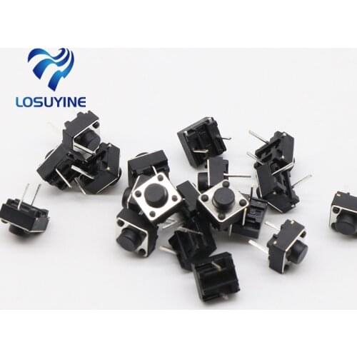 Free shipping 6X6X5mm 2pinTactile Tact Mini Push Button Switch Micro Switch Momentary 100pcs/lot