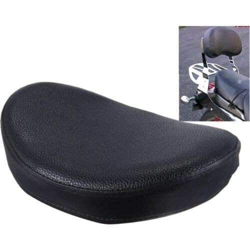 Free Shipping Synthetic Leather Rear Backrest Sissy Bar Cushion Pad For Honda Yamaha Suzuki Kawasaki Harley