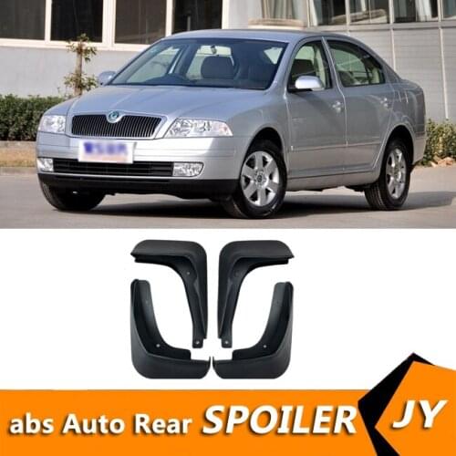 For Skoda Octavia MK2 2004-2012 Mudflaps Splash Guards Front With the color and rear Mud Flap Mudguards Fender Modified special