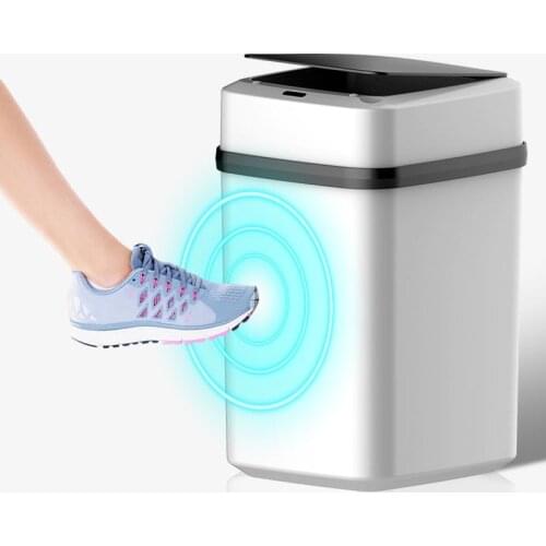 Intelligent Trash Can Induction Electric Waste Bin Home Kitchen Bathroom Dustbin Touchless Smart Sensor Automatic Garbage Bucket