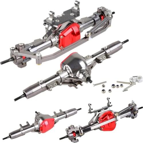 RCTOYFUN CNC Aluminium Alloy Front & Rear Axle Tool Kit Assembly Accessorie For 1/10 RC Rock Crawler Car Axial SCX10 90046 90047