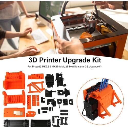 Hot 3D Printer PLA Plastic Parts Set Printed Parts for Prusa i3 MK2.5S MK3S MMU2S Multi Material 2S Upgrade Kit Dropshipping