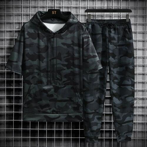 Moringcute Mens Camouflage Hoodies