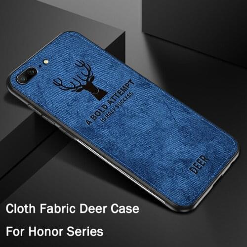 Soft tpu fabric cloth phone cases for huawei honor 9 lite back cover for honor 8x 10x lite light honor20 lite ligt case