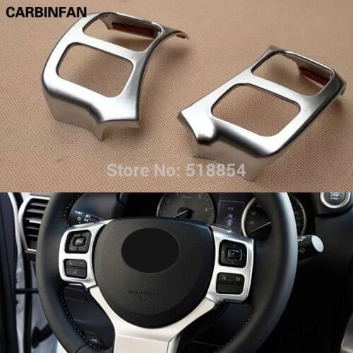 ACCESSORIESFIT FOR 2015 2016 LEXUS NX 200T 300H CHROME STEERING WHEEL PANEL COVER TRIM BADGE INSERT ACCENT Sticker