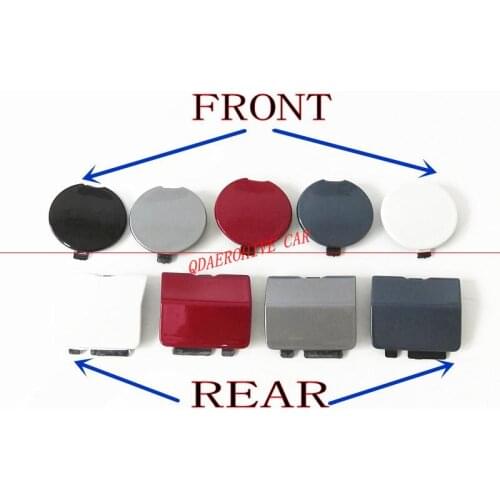 QDAEROHIVE front Rear Bumper Trailer Cover Tow Bracket Cover Rear Bumper Tow Hook Cover Cap for Mazda 6 Atenza 2014-2016