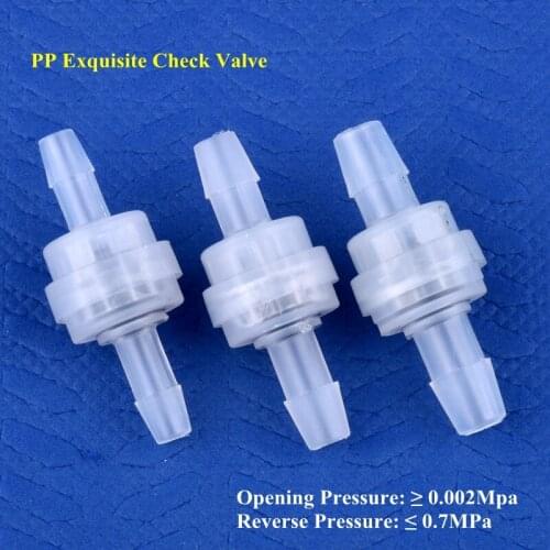1~100pcs 5~8mm PP Exquisite Check Valve Aquarium Fish Tank Pipe One-way Valve Watering Irrigation Hose Pagoda Non-Return Valve