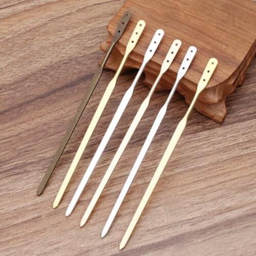 2pcs 7x150mm Flat Type Hair Fork Hair Sticks Hair Pin Hairpins Needle Headwea Jewelry Findings DIY Accessories Wholesale