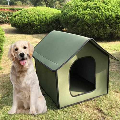 Large Outdoor Dog House Waterproof Weatherproof Dog House Foldable Pet Shelter For Pets Litter Villa Tent