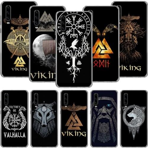 Viking Vegvisir Odin Nordic Phone Case For Huawei P30 P40 P20 P10 Mate 20 10 30 Lite Pro P Smart Z Plus Printing Cover Coque She