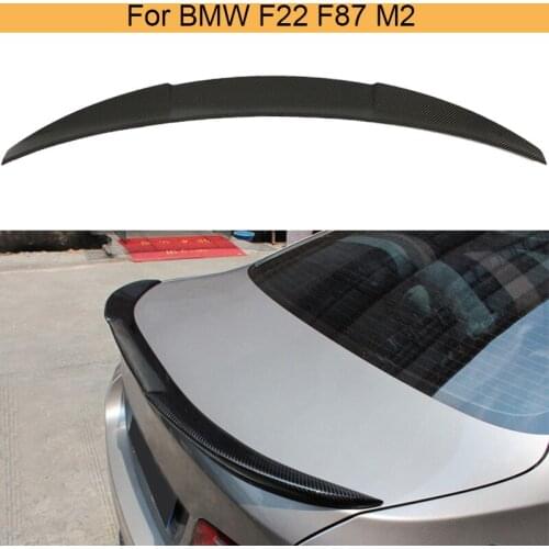 For F87 M2 Carbon Fiber Car Rear Trunk Spoiler for BMW 2 Series F22 F87 M2 220i 228i M235i 2014 - 2018 Rear Trunk Wing Spoiler