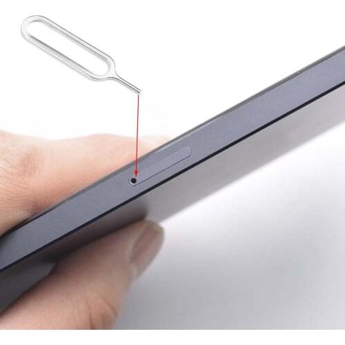 1pcs Sim Card Needle For All IPhone And Ipad Version Cell Phone Tool Tray Holder Eject Metal Pin Wholesale