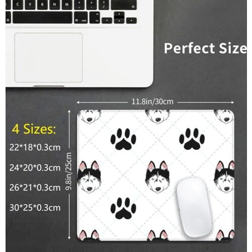 Siberian Husky Plaid Mouse Pad 1119 Husky Huskie Siberian Siberian Husky Siberian Huskie Sled