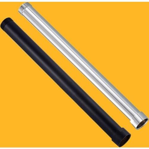 Round Brass Shower Tube Extend Pipe 40CM Square Extension Tube Bar,Heighten pipe sliding bar shower tube lengthen pipe