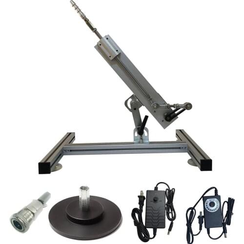 New Reciprocating Linear motor Kit High Torque Motor Aluminium Alloy and Stand Adjustable Power Adapter and End Connector