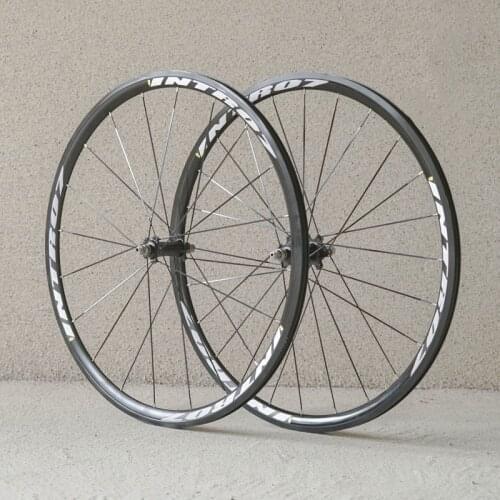 700C Single Speed Bike Track Wheels High Strength Racing Flat Spokes Wheel With 20/24H Bearing Hub Fixed Gear Accessories