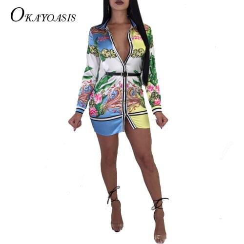 OKAYOASIS Fashionable Shirt Dresses