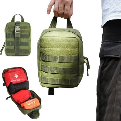 Men Outdoor Tactical Molle Pouch Belt Waist Pack EDC Bag Pocket Military Waist Pack Hunting Pouch Travel Camping Lifesaving Case