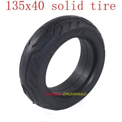 High quality 135x40 Solid Tire 135*40 tubeless Tyre for Electric Skateboard , Balancing Car , Trolley Cart , Baby Carriage