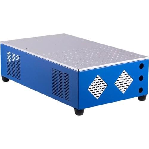 Ultrarayc Fiber i?aretleme makinesi konut mavi gri Fiber i?aretleme dolab? i?aretleyici durumda DIY par?as? Raycus JPT MAX Fiber