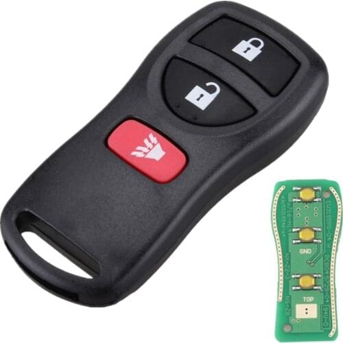 XRSHKEY 315MHZ 3 Buttons Car Remote Key Replacement KBRASTU15 For Frontier Murano Armada Pathfinder 2002