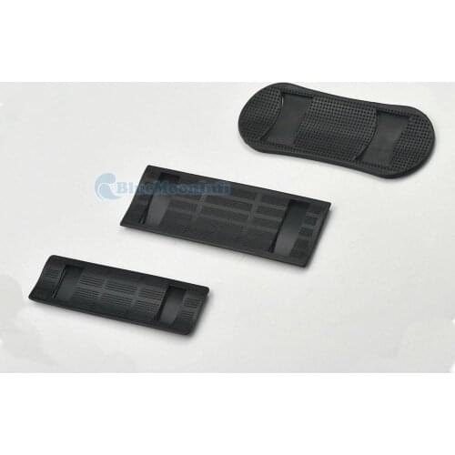 5 Pcs / Lot 25mm 1" 38mm 1.5" Black Nonslip Shoulder Straps Pad for Backpack Belt Harnesses Straps Round or Square