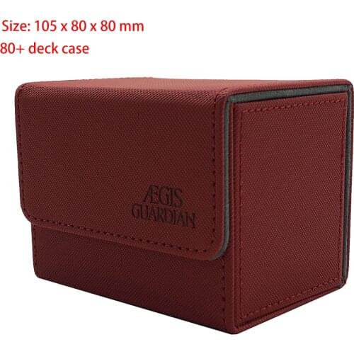 4 Styles Red Color Magic Deck Case, Magic/Pokemon/YuGiOh Deck Case Cards Board Game Card Holder Card Box Cards Container